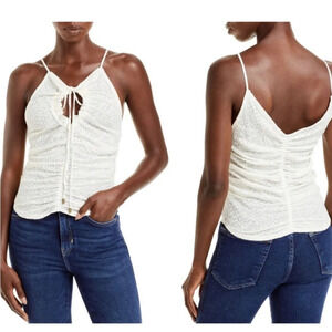 NWT Free People|| Gardenia Cutout Cami Tank, Size Small